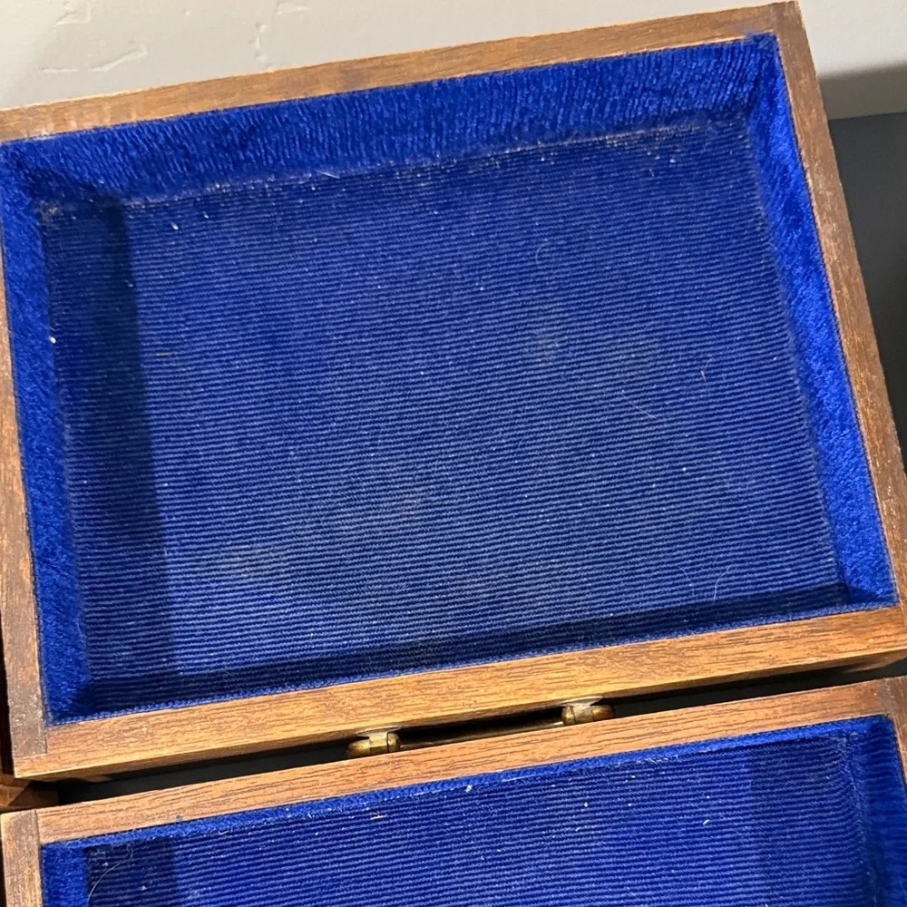 Wooden Jewelry Box with 4 Drawers with Handles - Picture 12 of 15